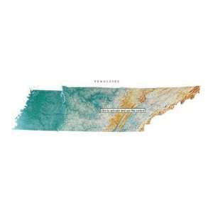  Raven Maps & Images Tennessee Wall Map