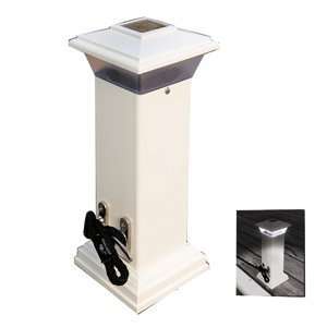  Dock Edge Solar Dock Light With Stainless Steel Cleat 