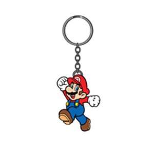  Bioworld Nintendo Super Mario Bros. Rubber Key Chain Video Games