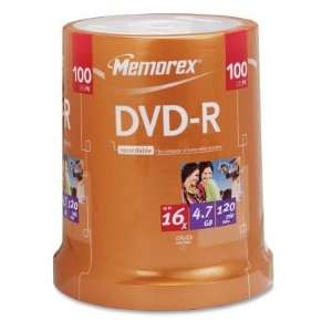  Memorex 16x DVD R Media (32025641)