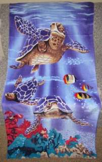 New Honu Hawaiian Underwater Sea Turtles Bath Beach Pool Cotton Gift 