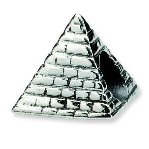   Reflections Sterling Silver Pyramid Bead Arts, Crafts & Sewing
