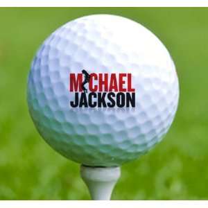    3 x Rock n Roll Golf Balls Michael Jackson Musical Instruments