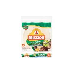 Mission 96% Fat Free Large/Burrito Tortillas Flour 8 per package (Pack 