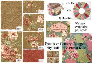 PENELOPE Moda FQ FAT QUARTER BUNDLE / Floral Fabric  