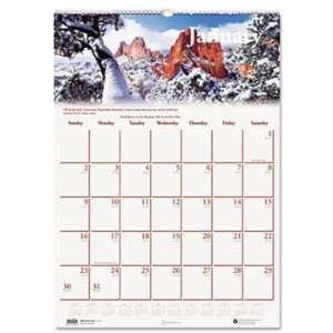  Scenic Beauty Monthly Wall Calendar, 12 x 16 1/2 