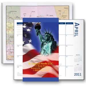  Custom Printed America the Beautiful Monthly Calendar with 