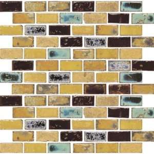   Mosaic with Unique Mood Ring Colors in Brick Layout 8sqft/ One Box