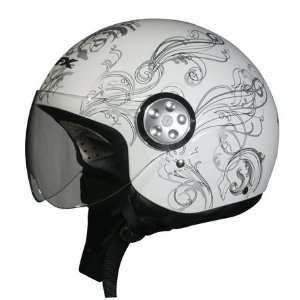  AFX FX 42 Pilot Vine Open Face Helmet XX Large  White 