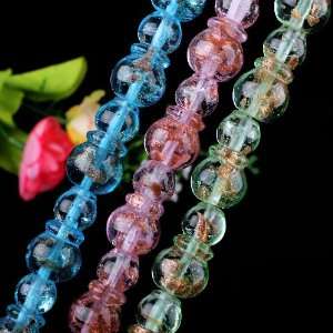  50 Pcs Lampwork Murano Handmade Glass Beads 21mm Arts 