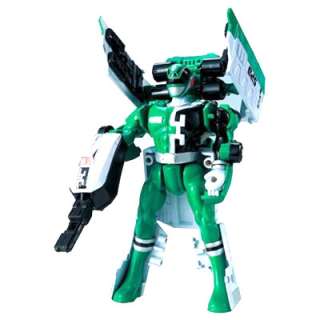 Power Rangers SPD Transformers Green Ranger to Vehicle  