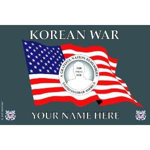  Coast Guard Korean War Small Mailbox Flag 