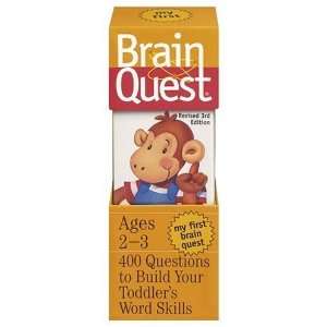  My First Brain Quest 400 Questions to Build Your Toddler 