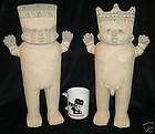 huge pair pre columbian chancay figures male female one day
