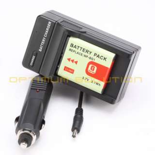 Battery+Charger for Sony DSC H10 DSC H20 DSC H3 DSC H50 DSC H7 Digital 
