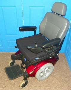 Pronto Sure Step Red Electric Wheelchair Very Nice NO CHARGER 