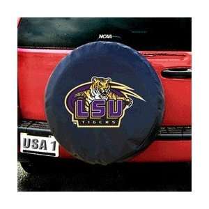   State Fightin Tigers NCAA Spare Tire Cover (Black)
