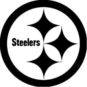  Pittsburgh Steelers NFL Vinyl Decal Stickers / 22 X 22 
