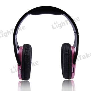 Hi Fi CD Sound TF Card Wireless Headphone  Player PU  