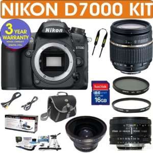  NIKON D7000 Digital SLR Camera + Tamron AF 18 250mm Zoom 