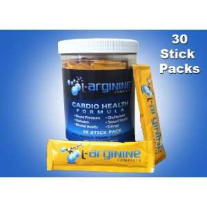  L Arginine Complete   Stick Packs   1 Month Supply Health 