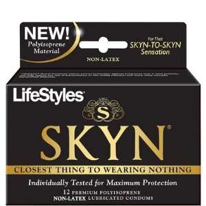  Lifestyles Skyn Premium Polyisoprene Non Latex Lubricated 