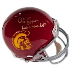  O.J. Simpson Signed 68 Heisman USC Pro Helmet Sports 