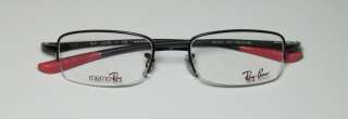 NEW RAY BAN 7512 49 19 140 BLACK/RED OPHTHALMIC EYEGLASSES/GLASSES 