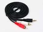   Stereo 3.5mm to Dual RCA Audio Cable for iPod/iPad/AUX/​Receiver