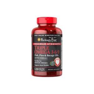  Maximum Strength Triple Omega 3 6 9 120 Softgels Health 