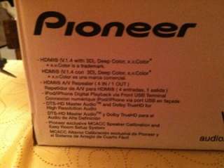 New in open box Pioneer VSX 820 K receiver.  auction
