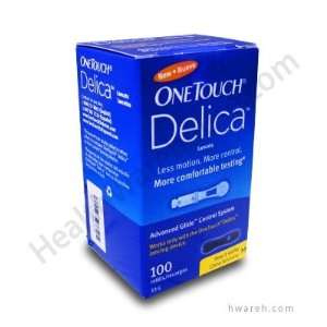  OneTouch Delica Lancets   100 Lancets (Retail) Health 
