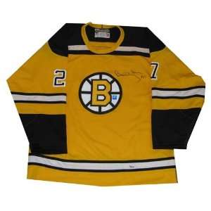 Autographed Bobby Orr 1966 67 Boston Bruins gold Rookie year summer 
