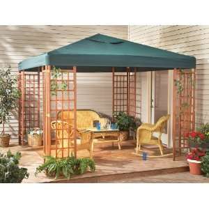  10x10 Wood Gazebo Patio, Lawn & Garden