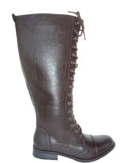   military motorcycle riding boots knee high Brown Forever Link  
