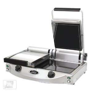  Cadco CPG 20F 24 Smooth Top Double Panini Grill