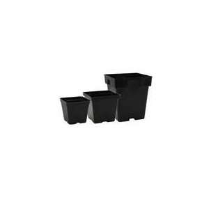  Pot 5.5X5.5X5.75 Black Plastic Patio, Lawn & Garden