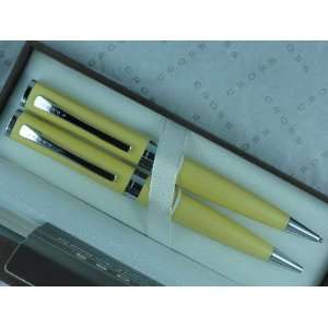   Sage Pearlescent Golden Yellow Pen Pencil Set