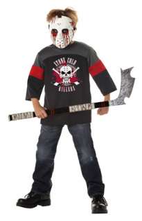 Ice Hockey Jason Blood Sport Child Halloween Costume  