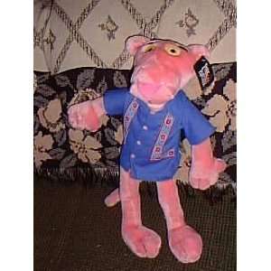 Pink Panther 20 Plush Bendable Doll in Blue Shirt