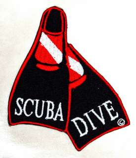 Scuba dive patch Scuba Diver scuba diving equipment snorkeling beach 