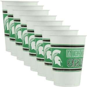    Michigan State Spartans 8 Pack Plastic Cups