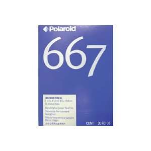  Polaroid(R) 667 Black And White Film, Pack Of 2 Camera 