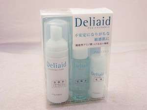 Shiseido Deliaid Trial Set foam lotion emulsion sensiti  