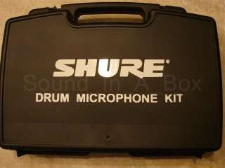 Shure Microphone Mic Case New PG56 SM57 SM58 PG52 DMK  