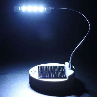 Solar USB Power 4 LED Table Lamp Desk Light FUB 19726  