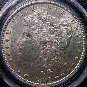 1899 Morgan Silver Dollar * PCGS AU50 * Better Date Coin  