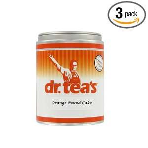 dr. teas Orange Pound Cake, 2.7 Ounce Tins (Pack of 3)  