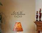LIVE THE LIFE YOU Vinyl wall lettering sayings words de