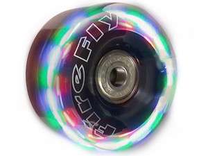   Firefly Techno Showtime Light Up Skate Wheels with ABEC 3 Bearings